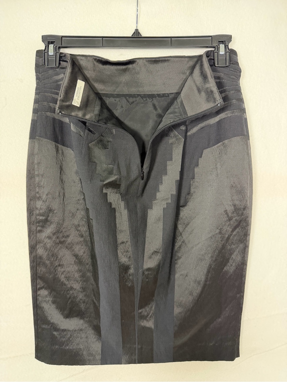 Authentic Versace Collection Panel textured pencil skirt size 46 - Picture 3 of 8
